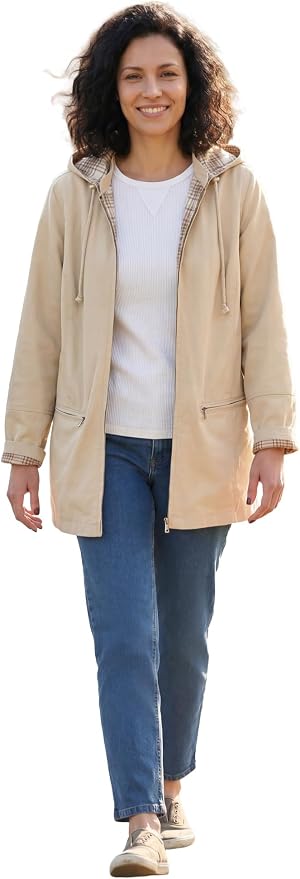 Natural Khaki Ivory Plaid