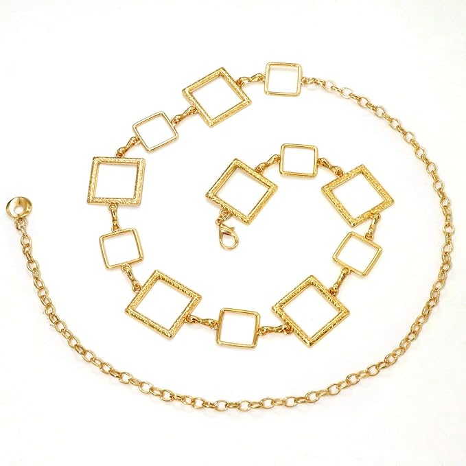 Large Small Squares Gold