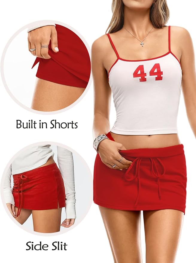 Drawstring Red