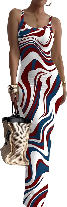 8086-red Blue Stripes