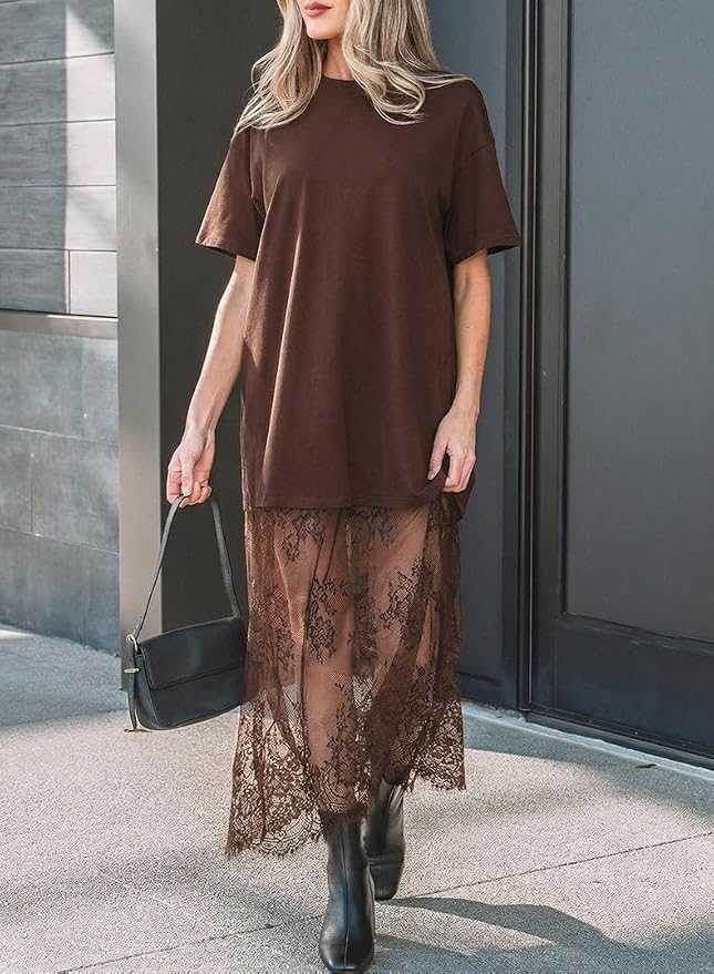 Brown Tshirt Dress