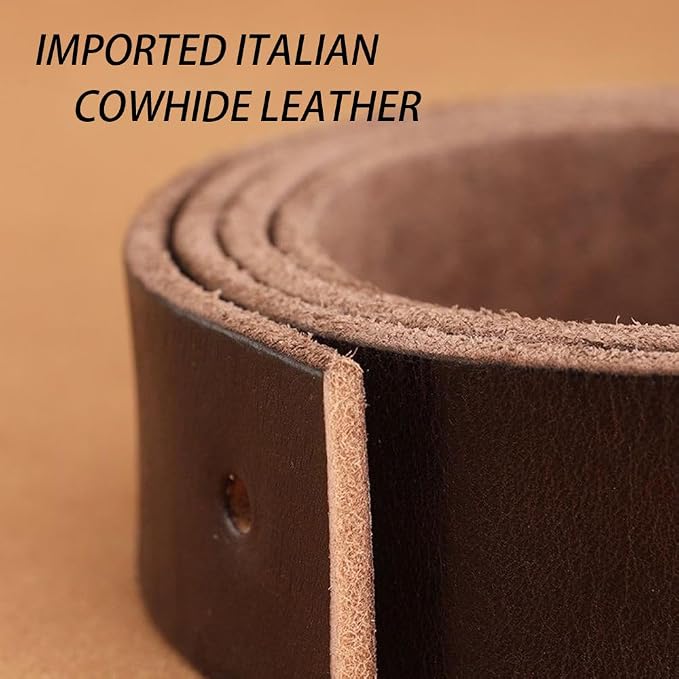 Full Grain Mocha Brown Belt