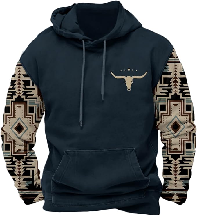 Navy Blue Aztec