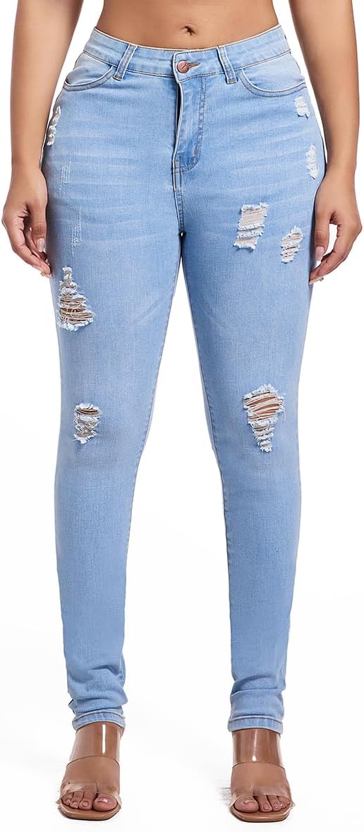 Ripped Sky Blue