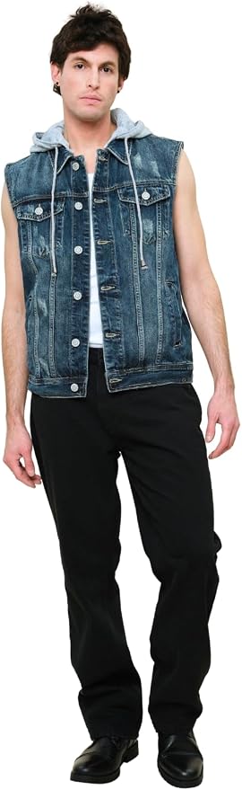 Distressed Dark Indigo