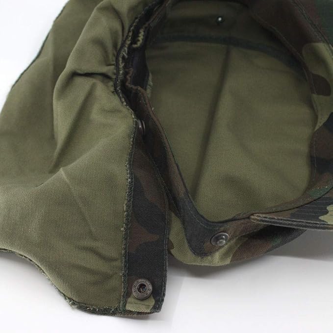 Woodland Camo Cadet W/ Removable Flap