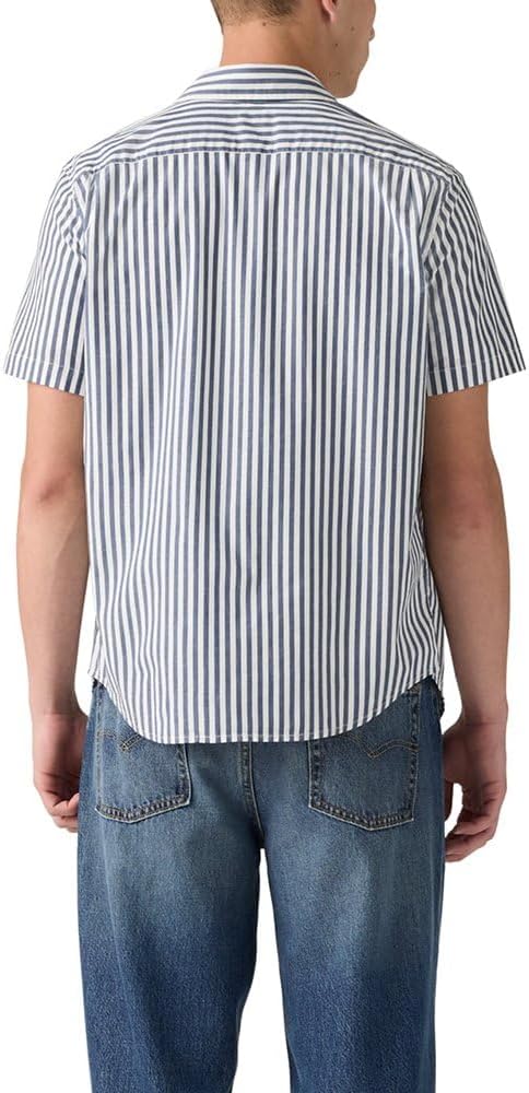 (New) Dean Stripe Estate Blue Poplin
