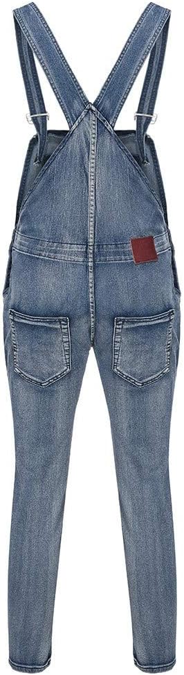 25#fashion Jean Overall-blue
