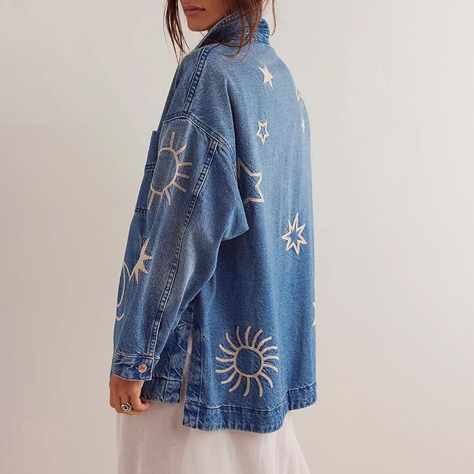 Blue Embroidery