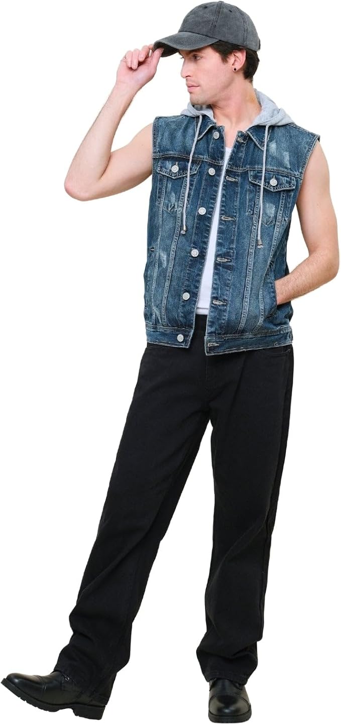 Distressed Dark Indigo