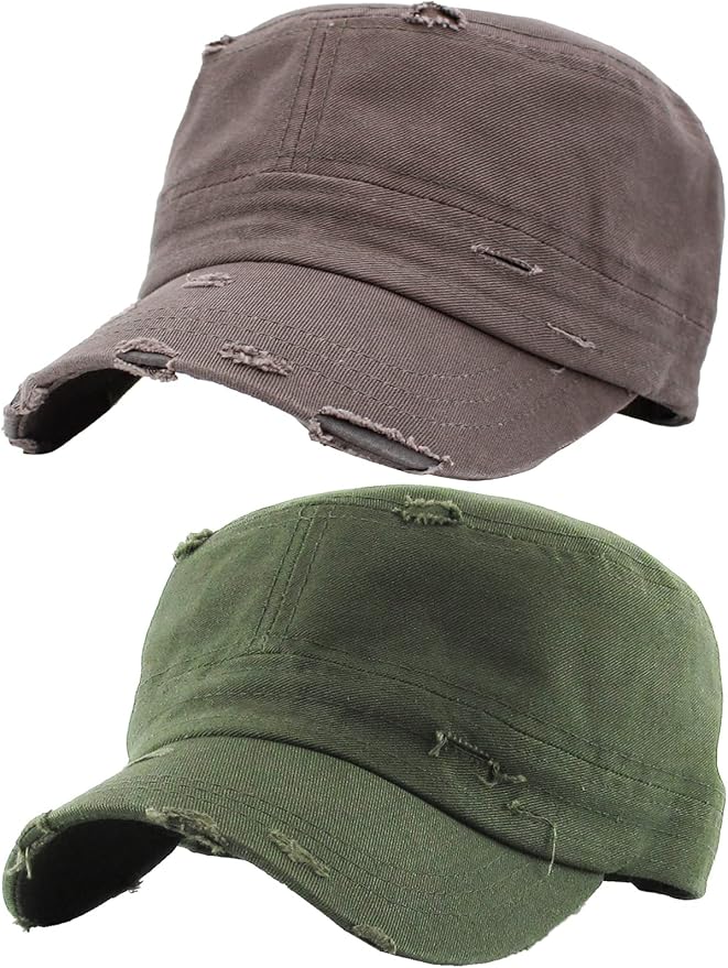 2 Pack: Distressed Olive, Charcoal