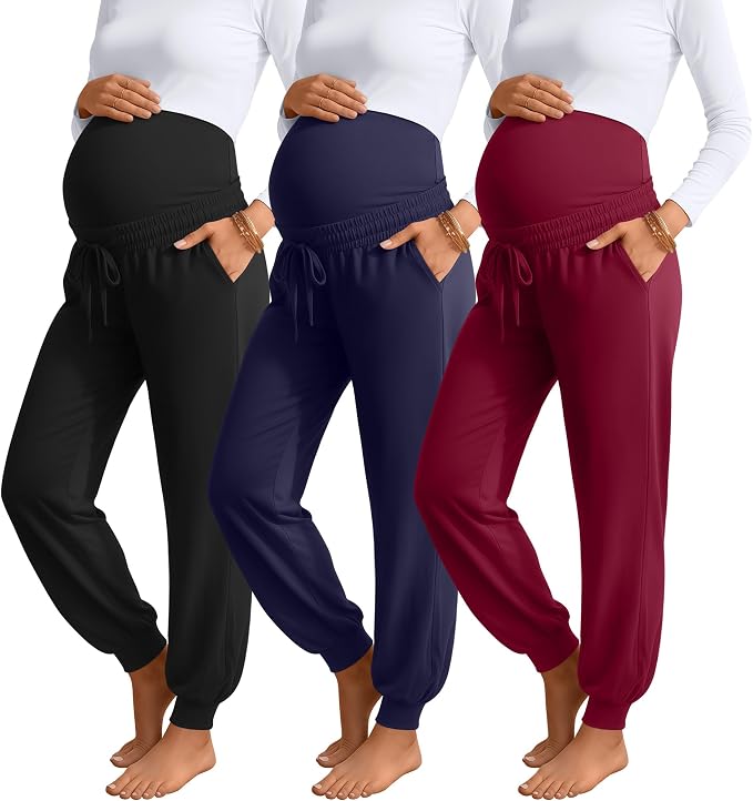 Wine Red, Navy Blue, Black