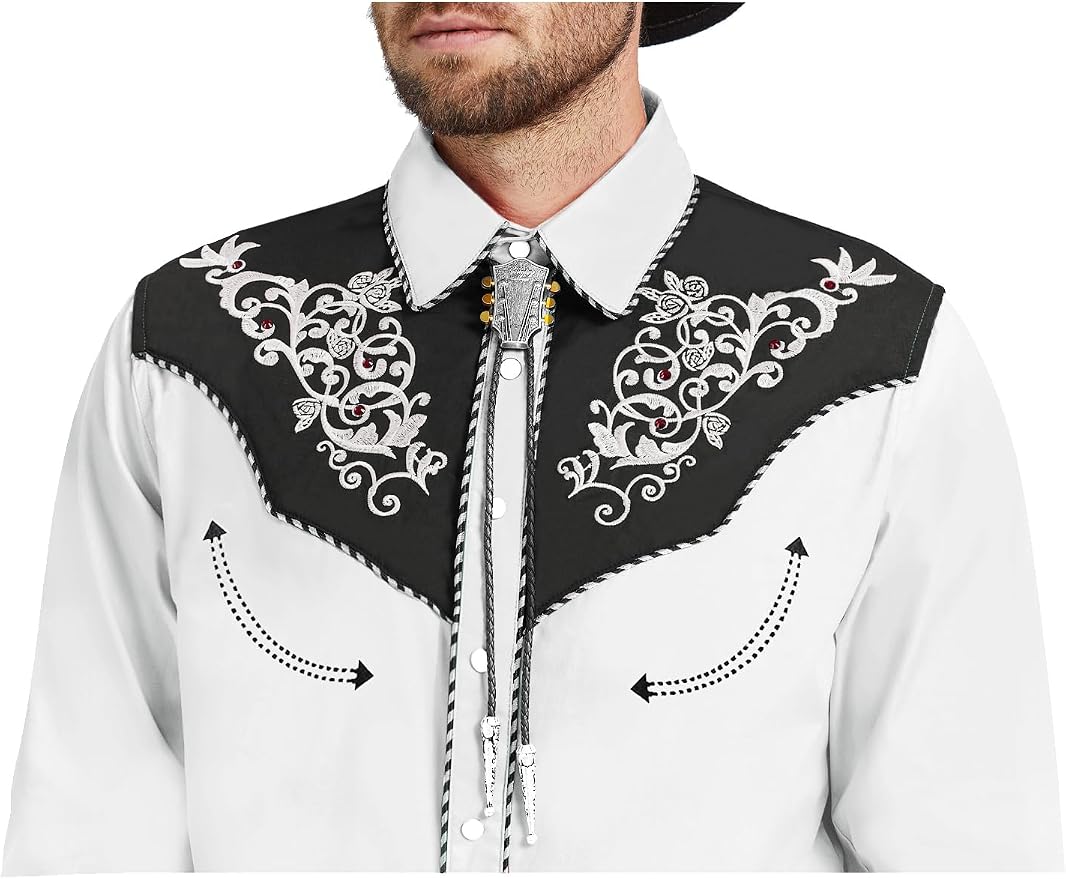 White Black With Rhinestone