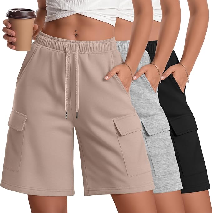 Khaki, Light Mixed Gray, Black