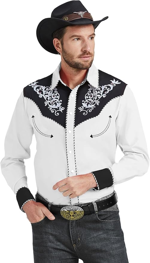 White Black With Rhinestone