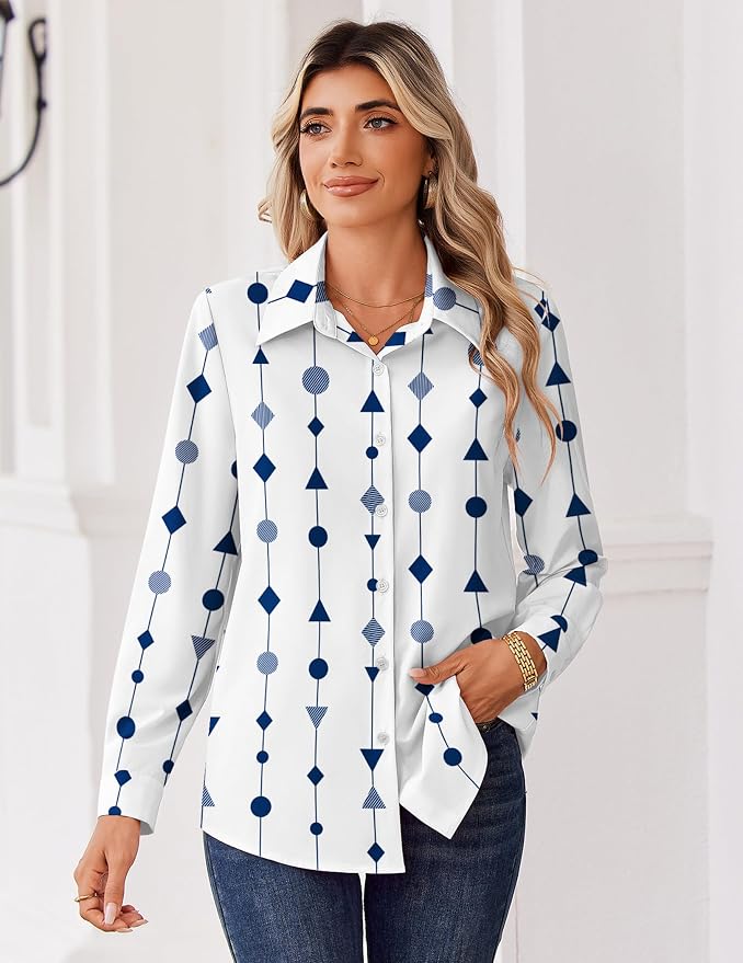 Geometric White 599