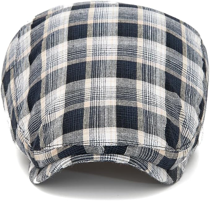 Plaid Black White