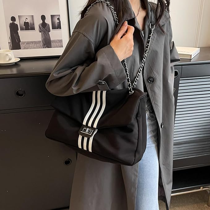 #G Black Tote Bags for Women