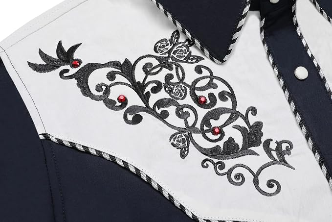 Navy Blue With Rhinestone