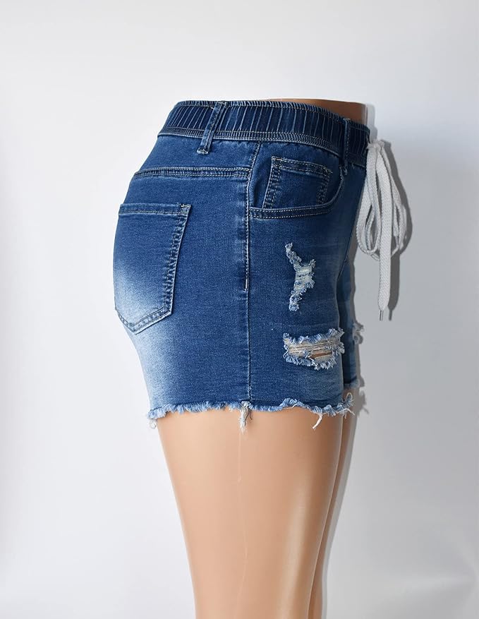Blue With Drawstring