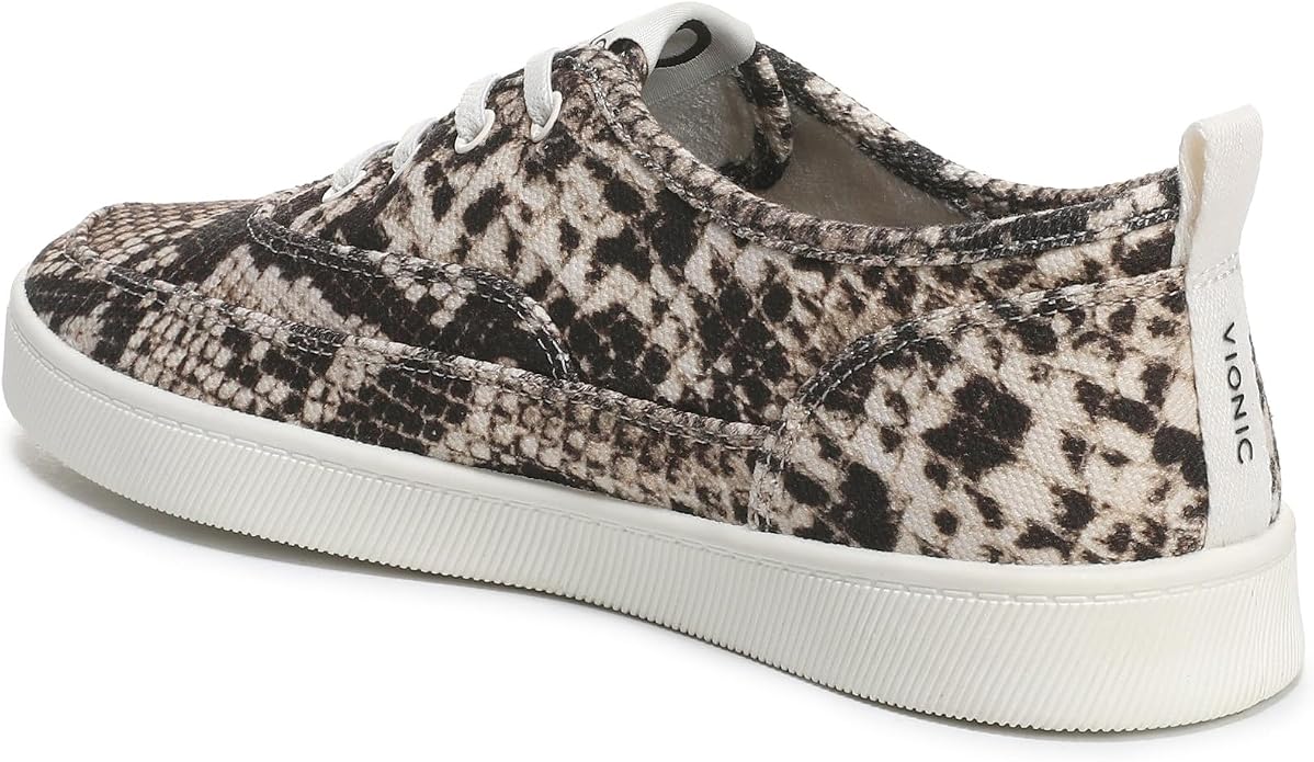 Ivory/Black Snake Canvas