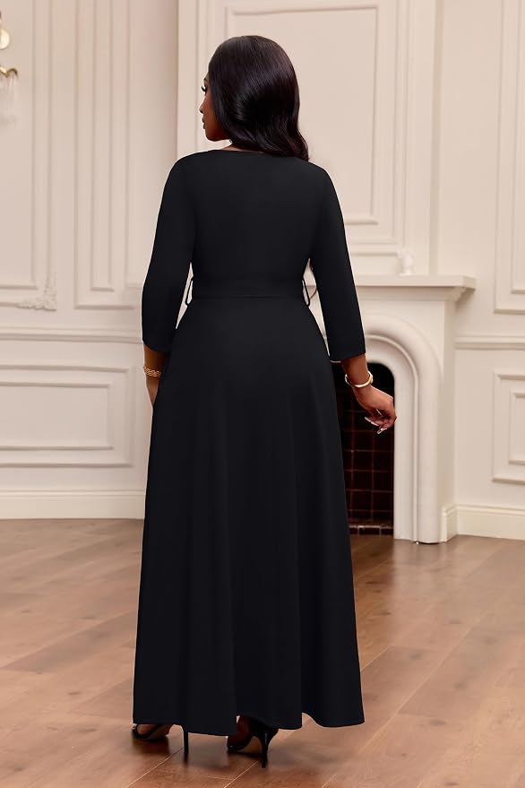 Black/V Neck