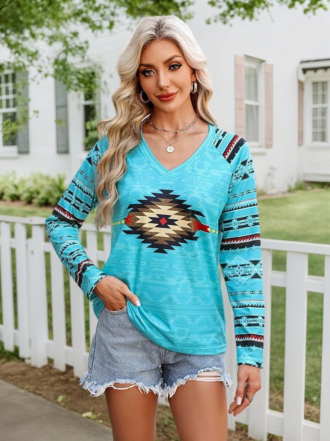 Turquoise Aztec
