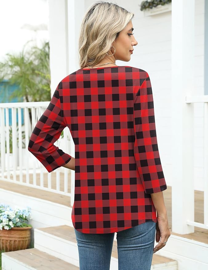 1-z-red Black Plaid