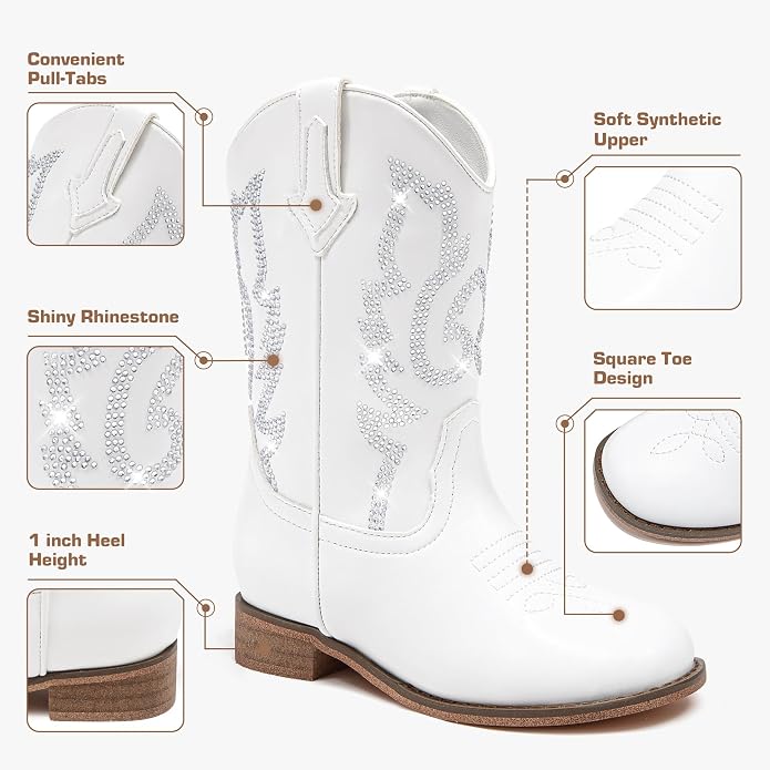 Rhinestone White