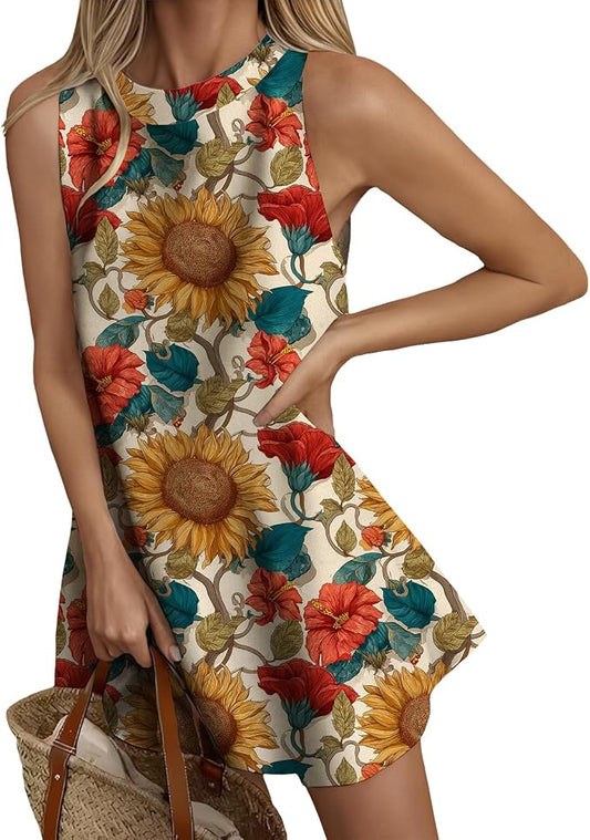 Boho Floral Dress 01