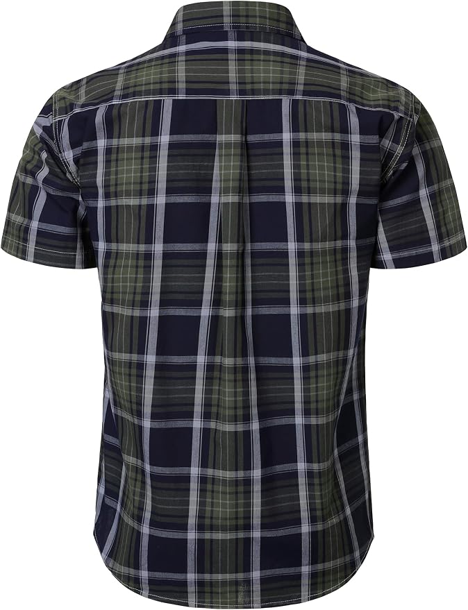 Navy Olive Plaid