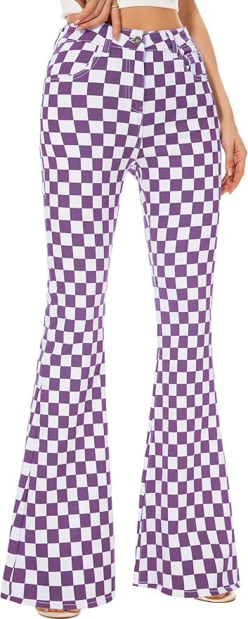 Deep Purple Checkered