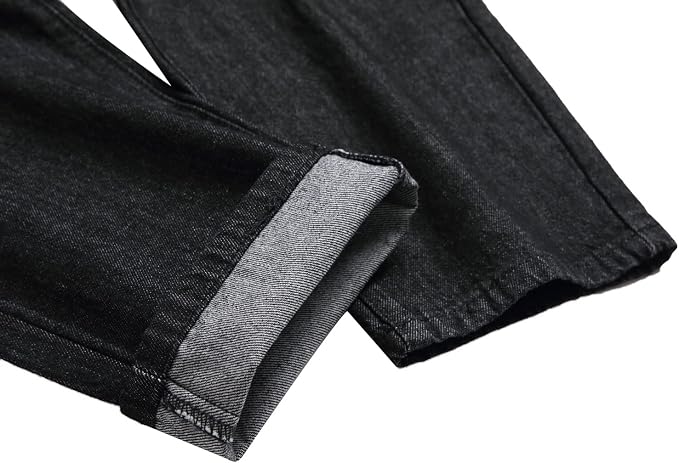 Black Ripped With White Patches