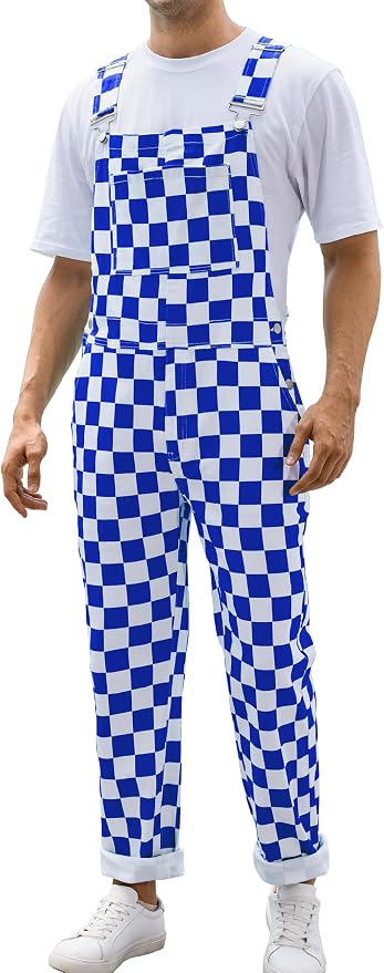 Blue and White Plaid