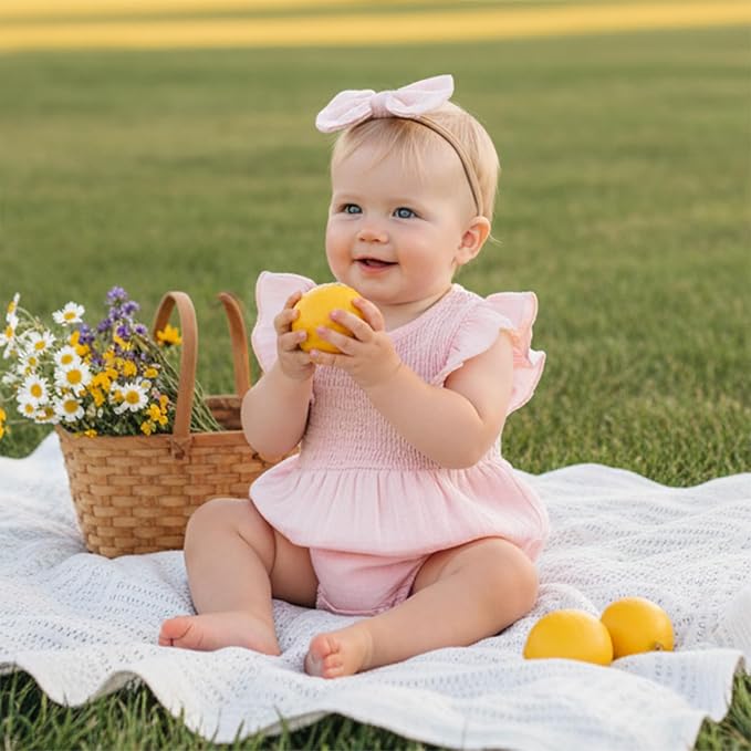 Smocked Light Pink
