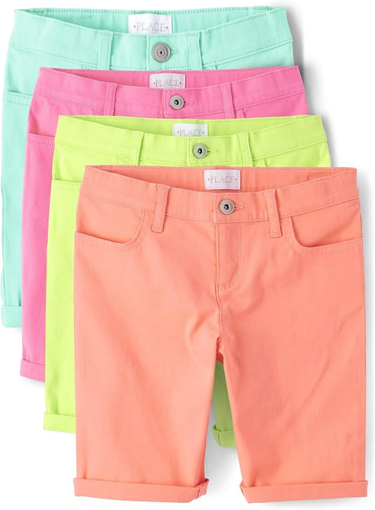 Aqua/Pink/Yellow/Orange Brights 4-pack
