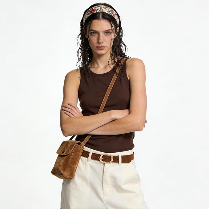 Brown Suede