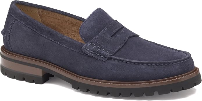 Navy Suede