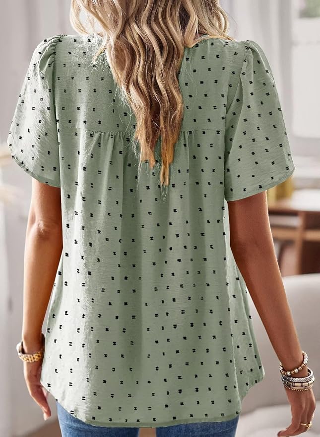 Light Green-black Dots