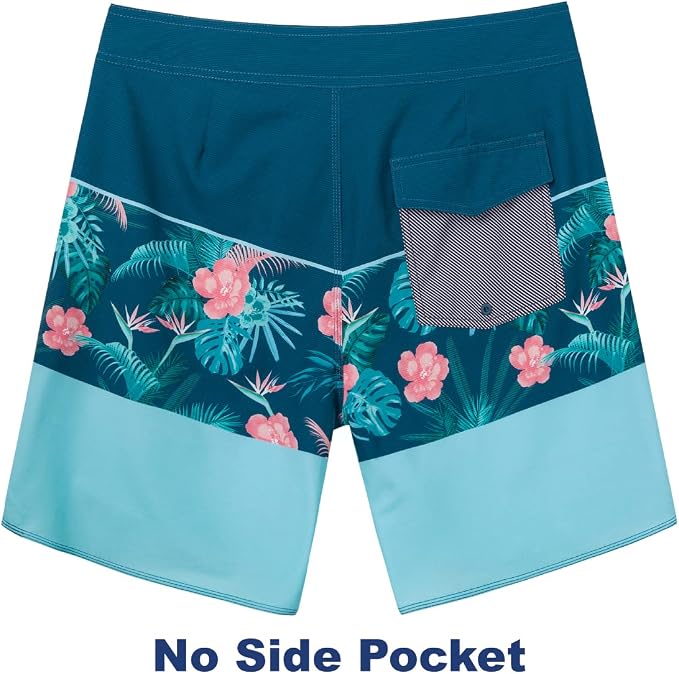 13 Peacock Blue & Tropical Floral
