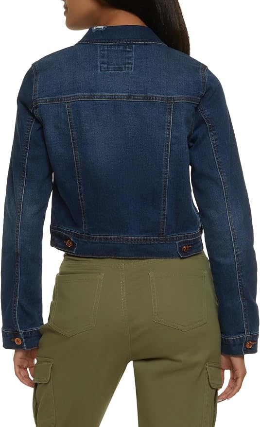 Dark Blue Jean Jacket for Women 70