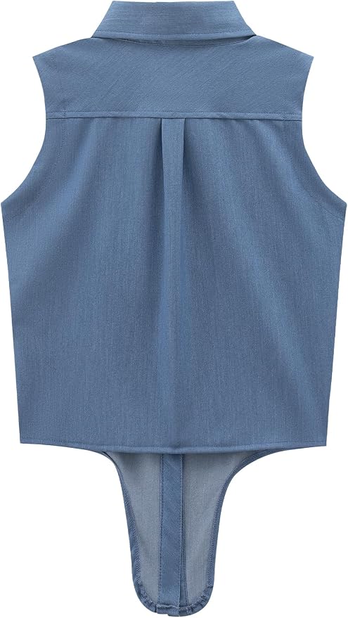 Snap Denim Medium Blue
