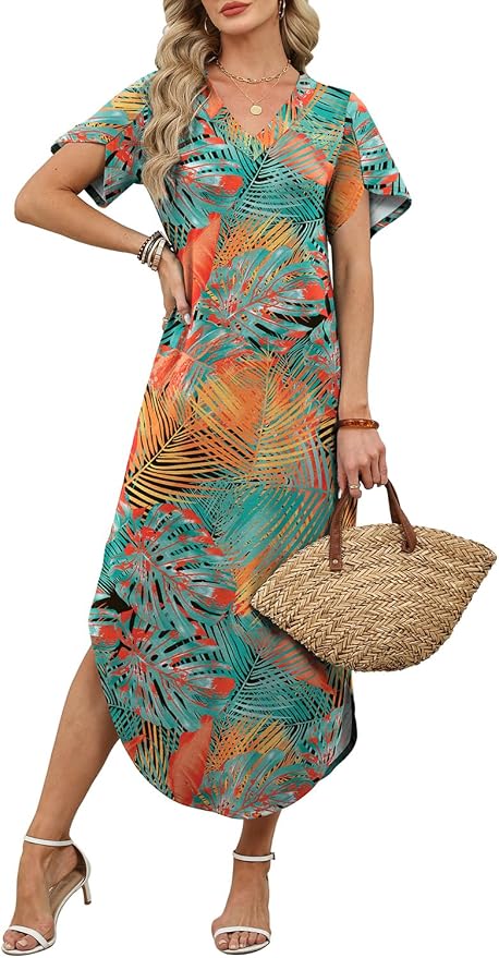 Floral Coconut Leaves