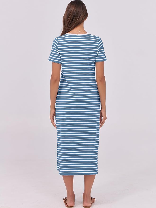 Sky White Stripe
