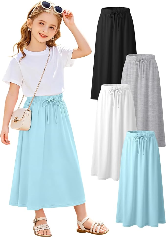 Light Blue, White, Light Gray, Black