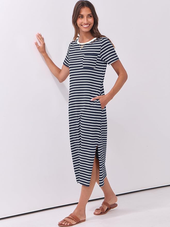Blue White Stripe