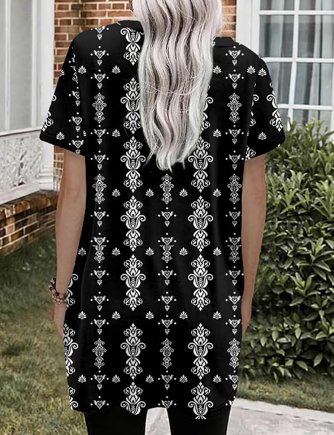 Z Boho Black Print