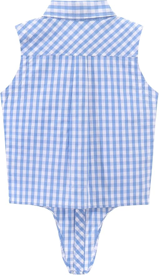 Snap Blue Check Gingham