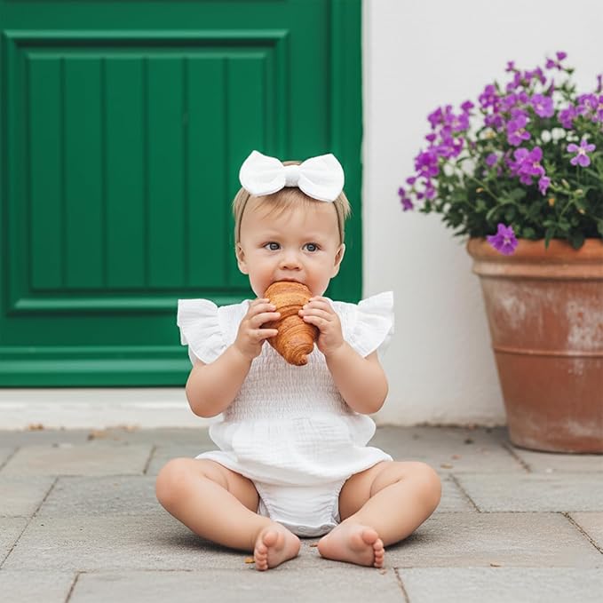 Smocked White