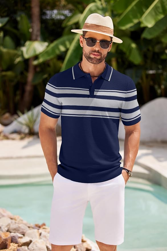 Blue With Gray Stripes